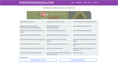 Desktop Screenshot of paperwingsmedia.com